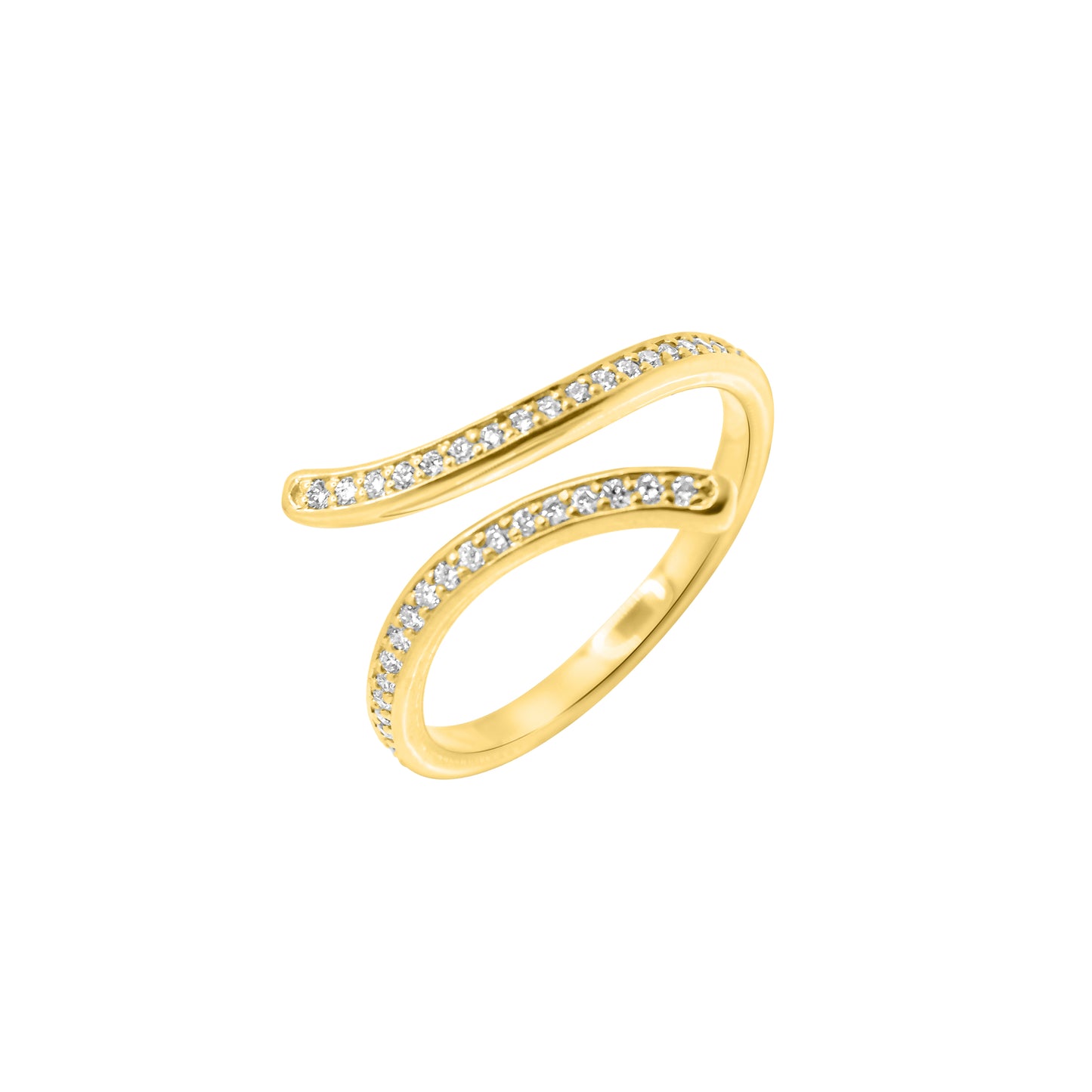 Bypass Diamond Ring