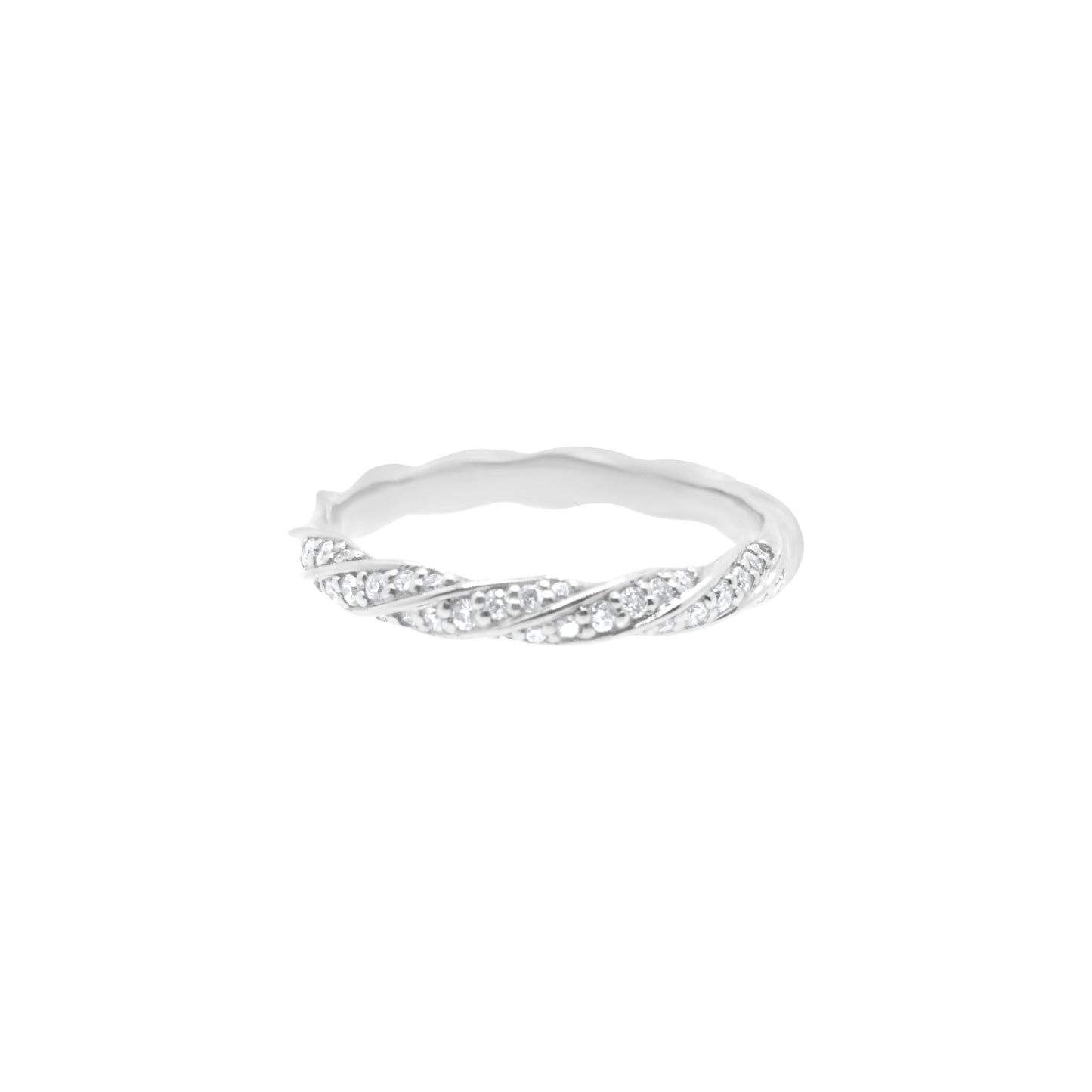 Twisted Diamond Ring