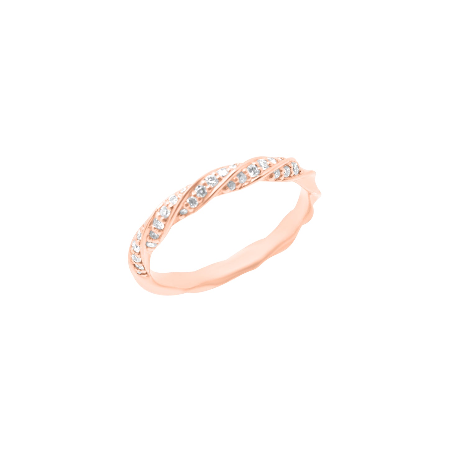 Twisted Diamond Ring