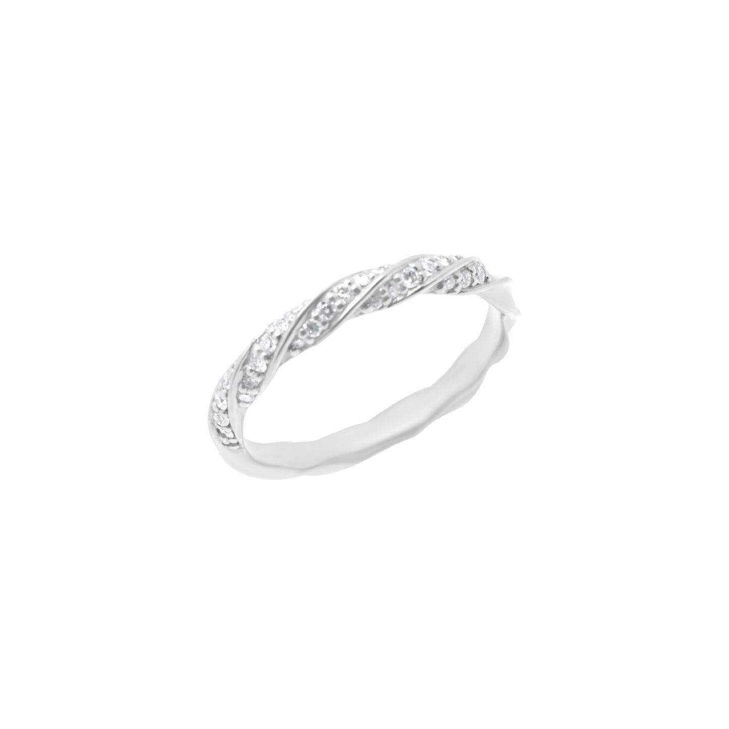 Twisted Diamond Ring